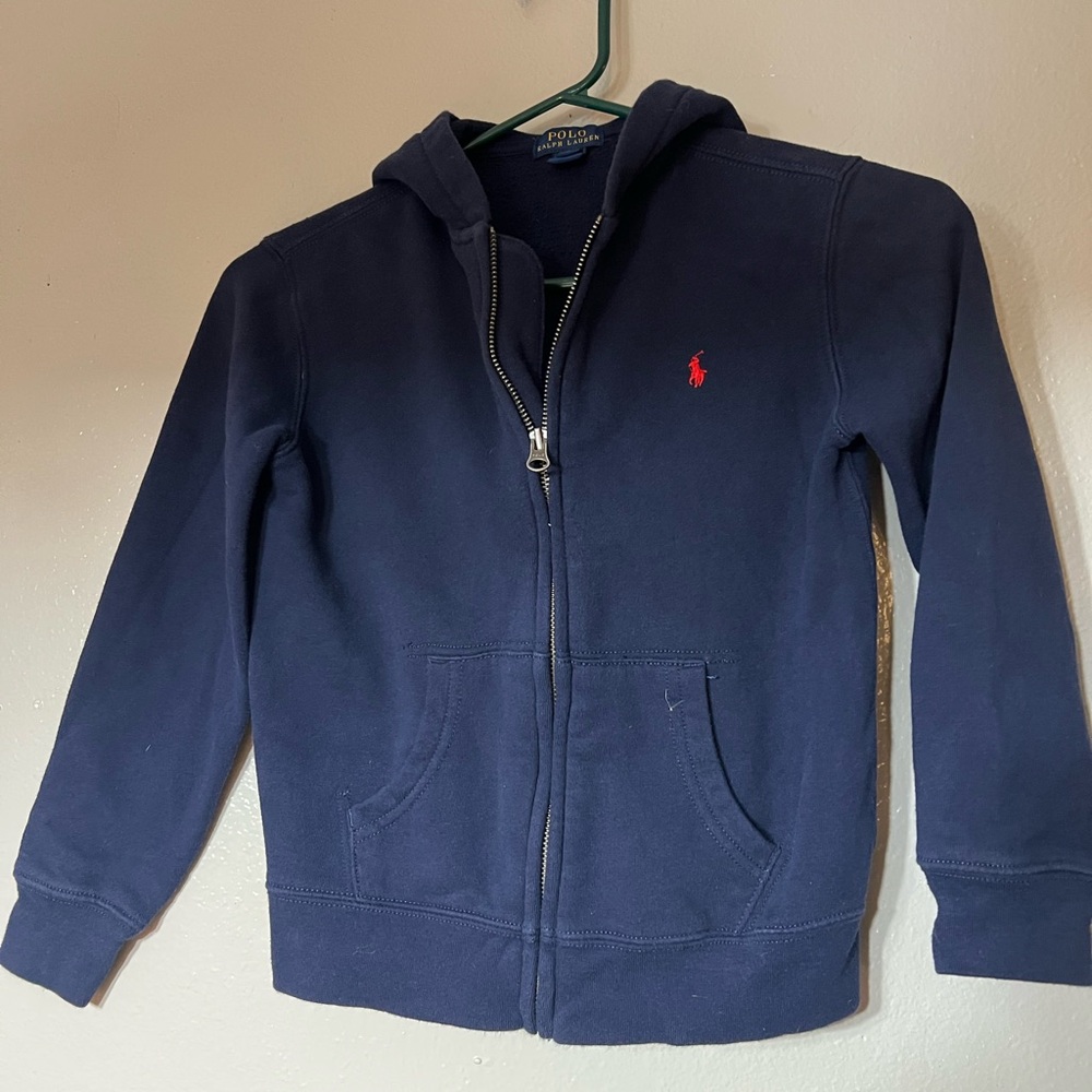 Polo by Ralph Lauren Kids Dark Blue Zip-Up Hoodie